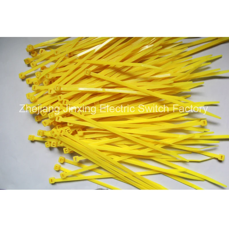 ZHEJIN(100 шт) ZJ-5* 200 мм(8," X50lbs) цвет нейлон пластик молния красный/желтый/коричневый/зеленый/синий цвет кабельные стяжки провода(ширина: 4,8 мм