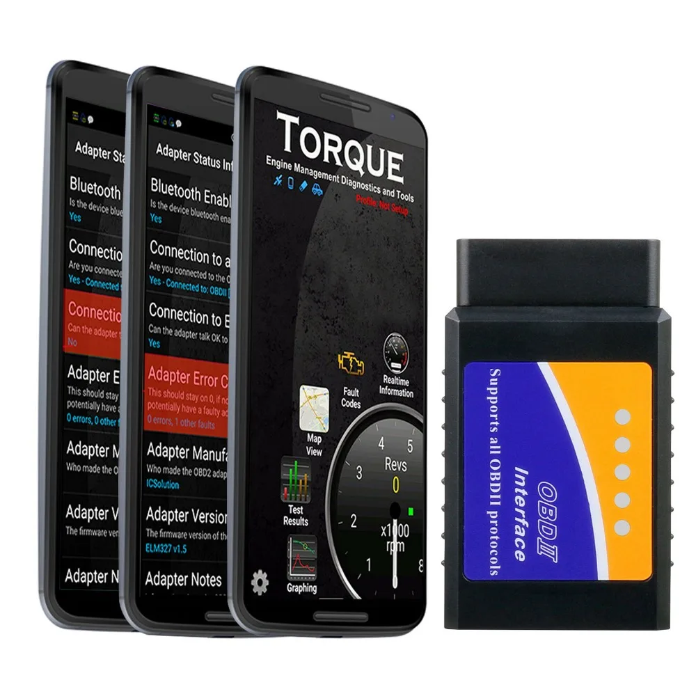 

Top PICI8F25K80 Chip ELM327 Bluetooth best hardware V1.5 OBD II OBD2 ELM 327 Car Diagnostic Scanner for Android Torque windows