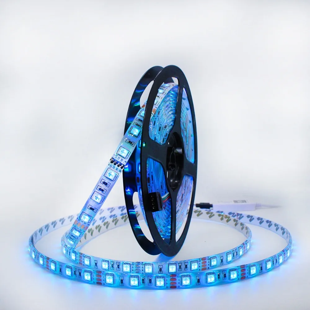 

LED Strip Light SMD 5050 LED Ribbon Tape 5m/lot DC12V with self Adhesive Flexible LED Light RGB RGBW Strip for Home Lighting