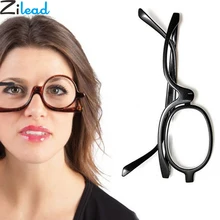 Lupas Zilead Rodar Óculos de Leitura Dobrável Óculos de Maquiagem Cosméticos Em Geral + 1.0 + 1.5 + 2.0 + 2.5 + 3.0 + 3.5 + 4.0