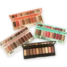 NOVO Fashion Earth coloreyeshadow palette 10 Colors Matte EyeShadow palette Glitter eye shadow MakeUp Nude MakeUp Cosmetics