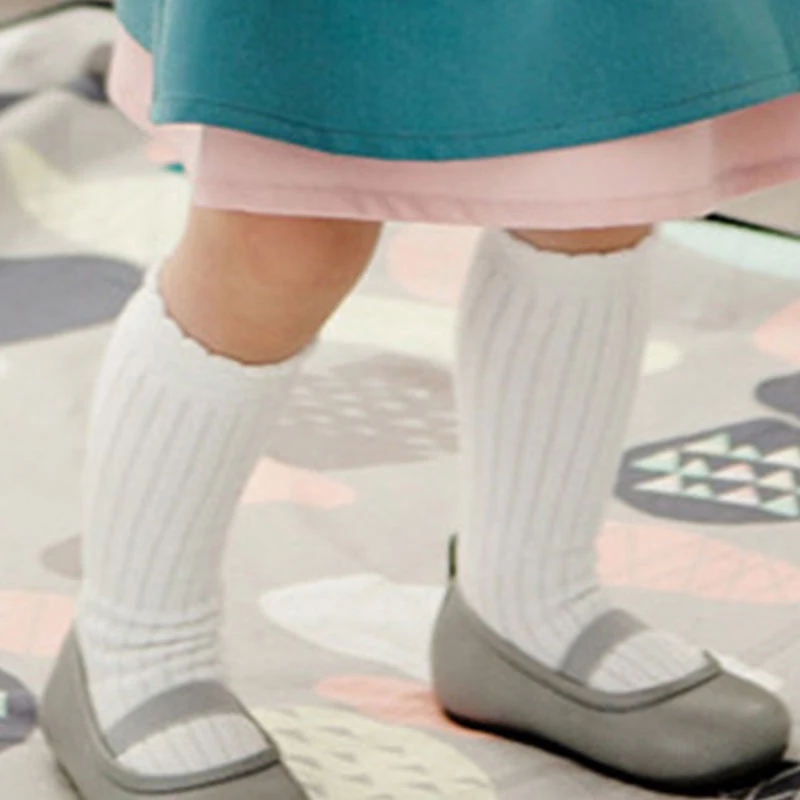 

Soft Cotton Baby Kids Toddlers Girls Knee High Socks Tights Leg Stocking