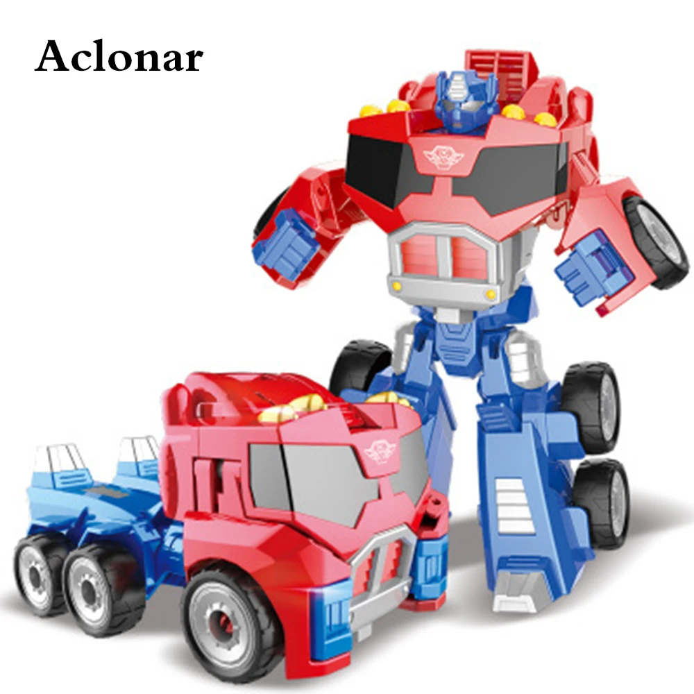 

Alloy One Step Change Shape Toy 5 Car Robot Model Boy Toys for Children Birthday Gifts