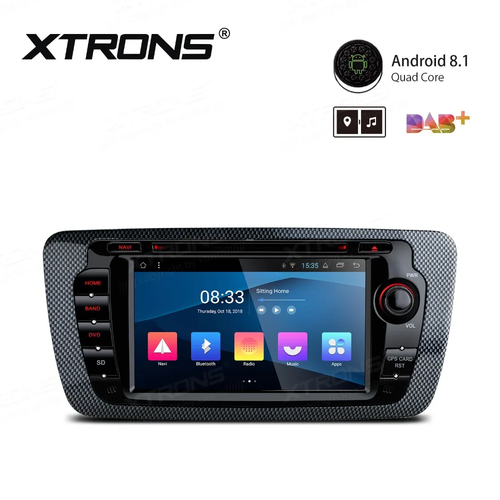 

XTRONS 7" Android 8.1 Car DVD Player for Seat Ibiza MK4 6J Sport Coupe Ecomotive Cupra 2009 2010 2011 2012 2013 Radio GPS WIFI