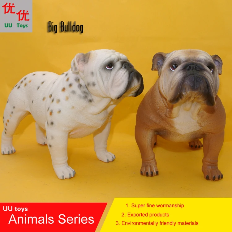 

Hot toys: Big Bulldog dog simulation model Animals kids toys children educational props