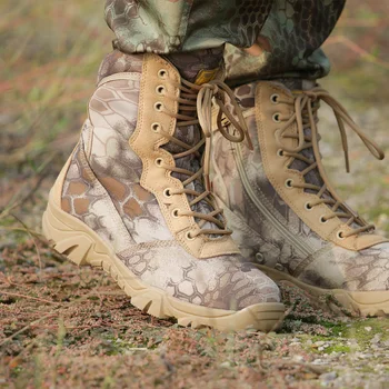 

Tactical Hiking Boots Shoes Men Winter Autumn Trekking Hunting Boots Fishing Sneakers Military Camouflage Shoes Botas Taticas