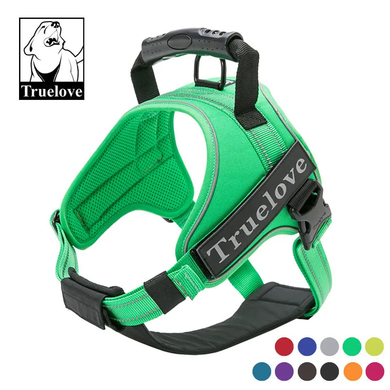 

Truelove Sport Nylon Reflective No Pull Dog Harness Outdoor Dogs Pet Accessories Adjustable Dog Vest Dog Chest for Large Dog