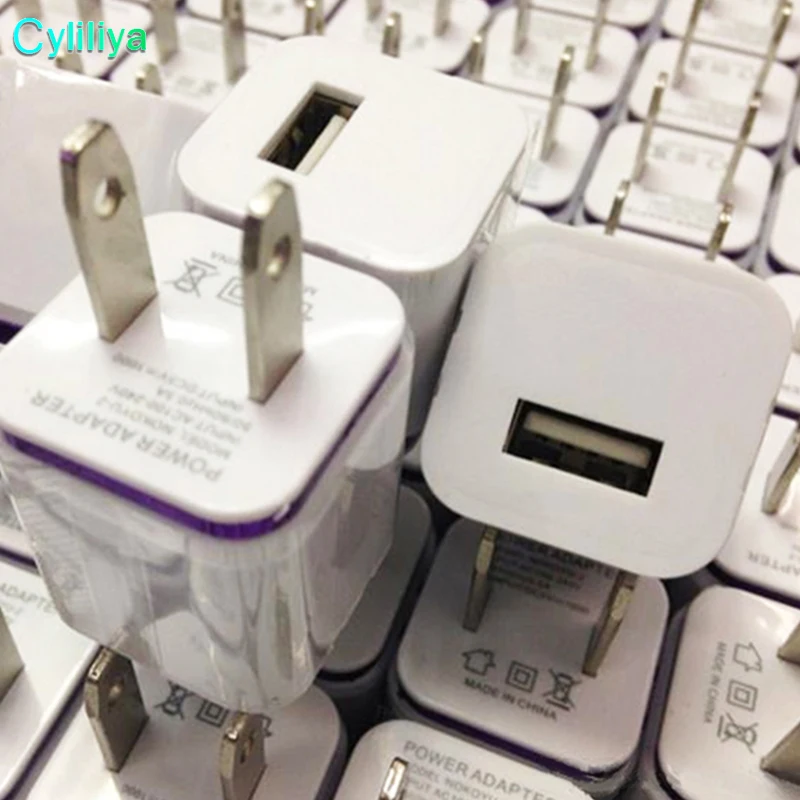

Colorful 1A US Plug AC Power Adapter Home Trave Wall single port USB Charger for iPhone 4 5 6 plus 7 for Samsung HTC