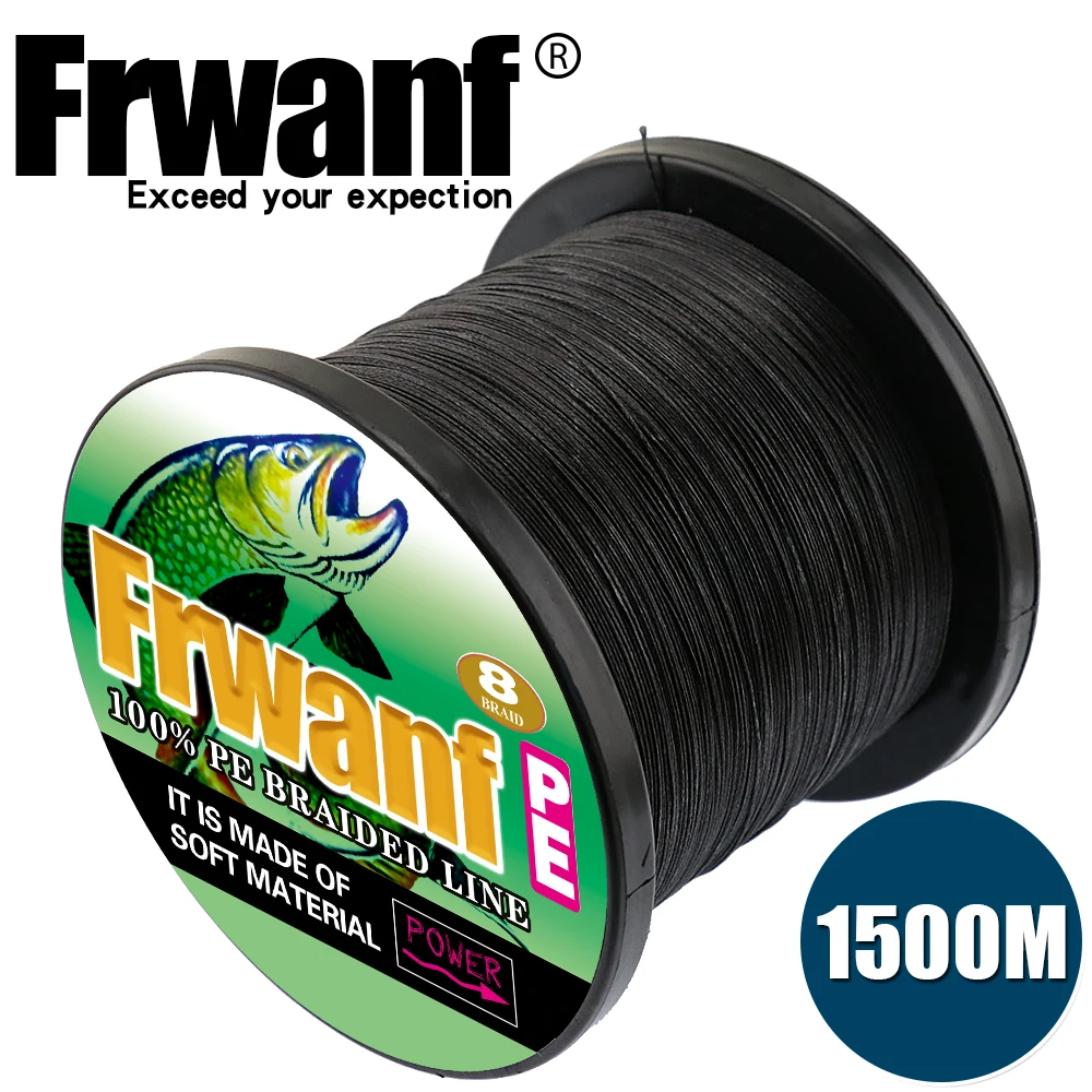 Frwanf 8 Strands 1500M Braided Fishing Line Sea Saltwater Japan Underwater Hunting Everything