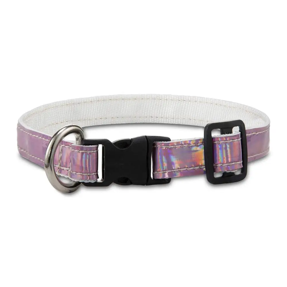 

Lachoqqa Dog Collar, Multicolor, Fashionable Pets Adjustable Collars Harnesses Leashes 9.5"-14.5