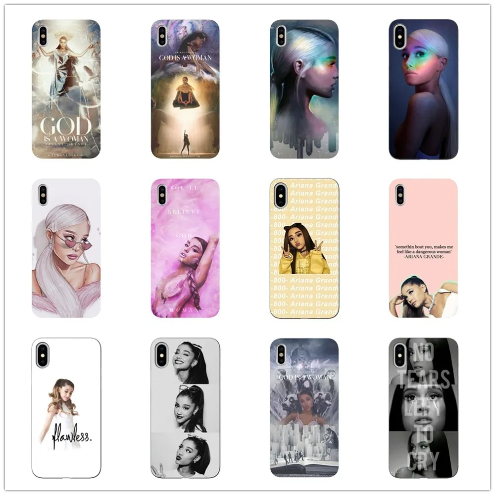 Ariana Grande AG Радужный подсластитель раскладной Мягкий ТПУ чехол для телефона IPhone 5 11