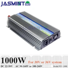 1000W Grid Tie Inverter, 20-50V DC to AC 220/230V Pure Sine Wave Inverter for 1000-1200W 24V, 30V, 36V PV module or Wind Turbine 1000w mppt solar grid tie inverter with limiter sensor dc 22 60v ac 110v 120v for pv connected pure sine wave power inverter