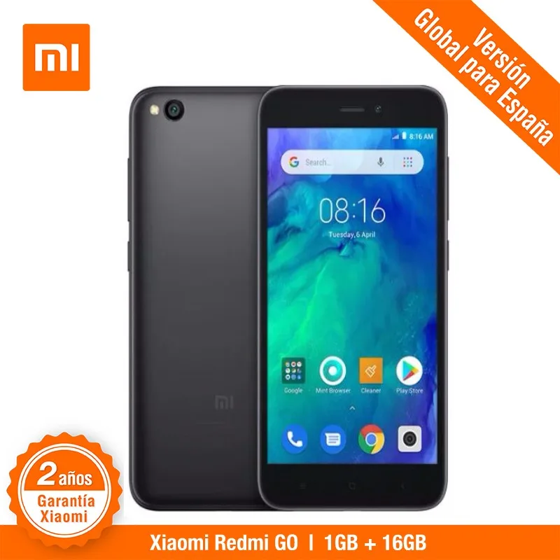 [Versión Global para España Xiaomi Redmi ir (Memoria interna de 16GB RAM de 1GB camara de 8MP + 5MP Cámara)