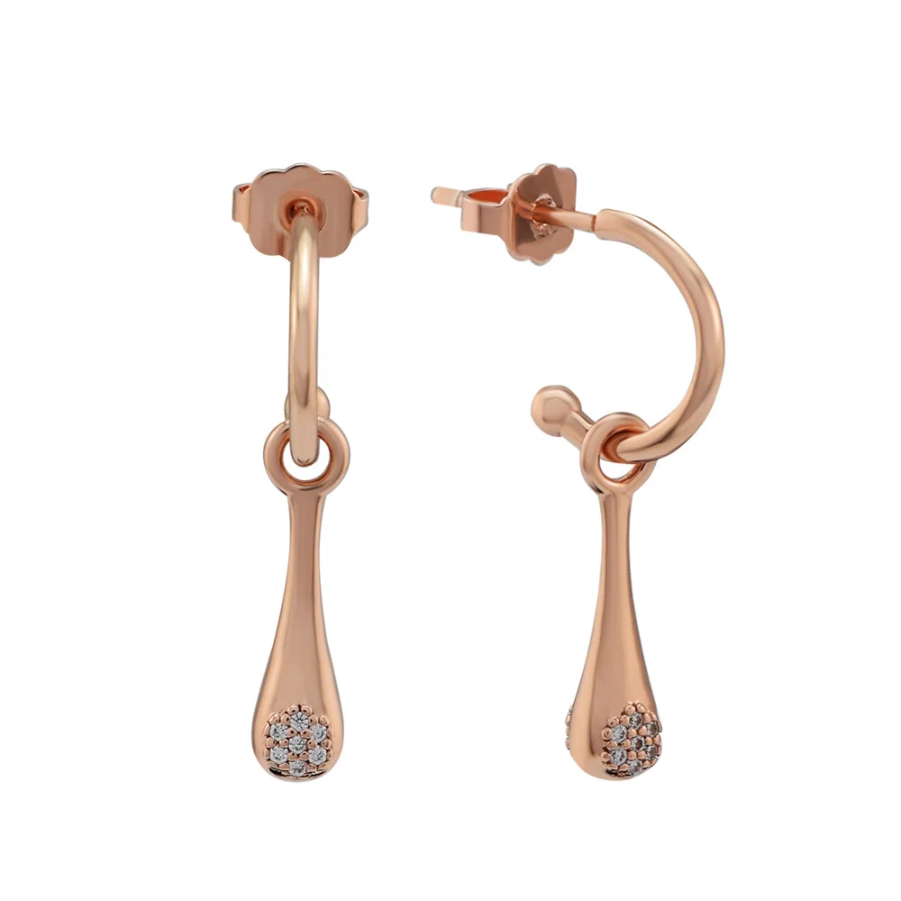 Real 925 Sterling Silver Jewelry Earrings for Women Modern Love Pods