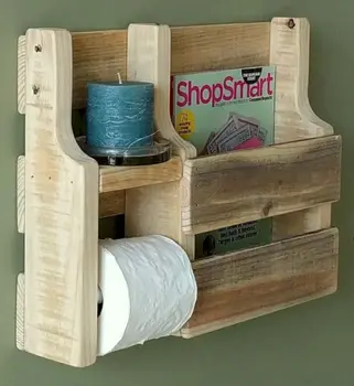

Evmingo Tree Toilet Roll Holder Shelf 35x30 CM