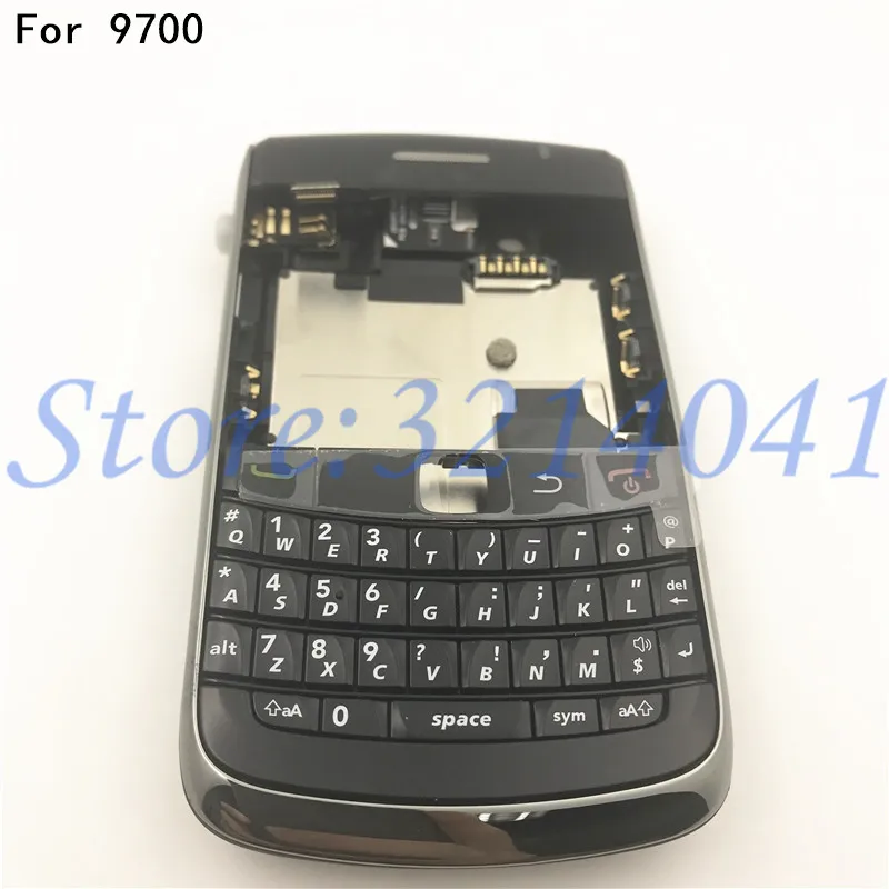 Новый оригинальный полный корпус для BlackBerry 9700 задняя крышка аккумулятора чехол +