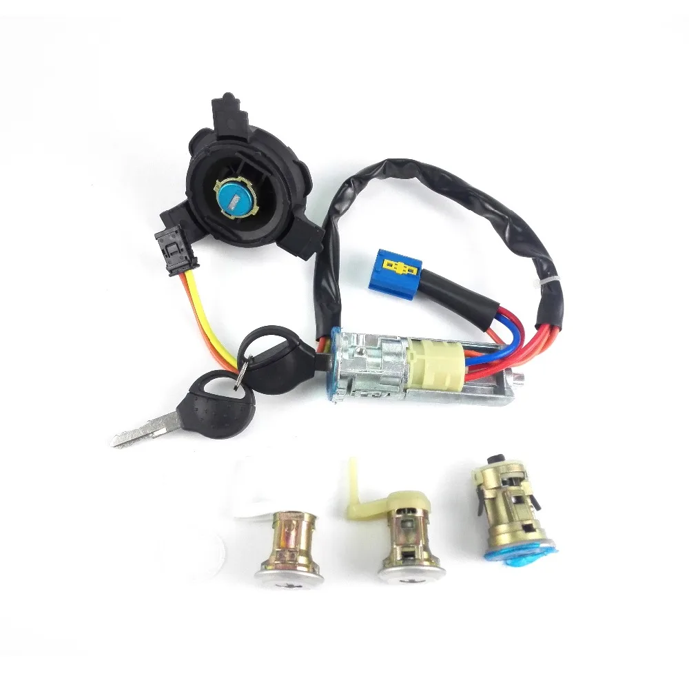 5Pcs per set Ignition starter key set for Peugeot 206 1998 in Car Switches & Relays from