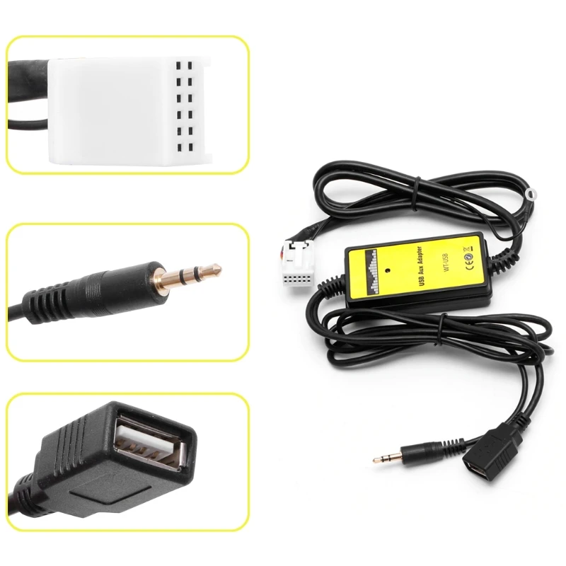 font b Car b font USB Aux in CD Adapter MP3 Player font b Radio