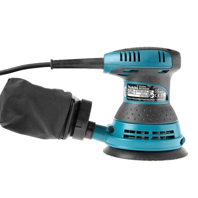 Машина шлифовальная эксцентриковая Makita BO5030 (Амплитуда колебаний 2.8mm, липучка, кейс)