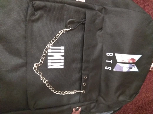 Fashion Bts Backpack School Bags For Teenage Girls Travel Shoulder Backpack Bags Canvas Print Bts Rucksack Laptop Backpack photo review