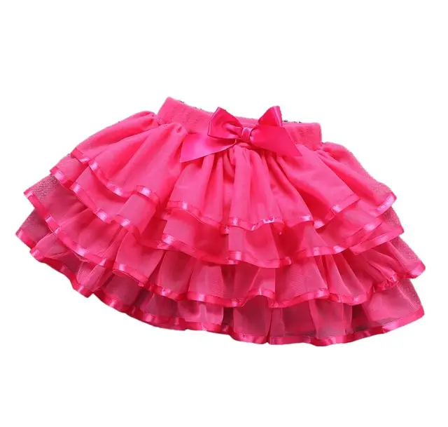 Girls petti skirt baby tutu skirts pink tulle puffy skirts toddler