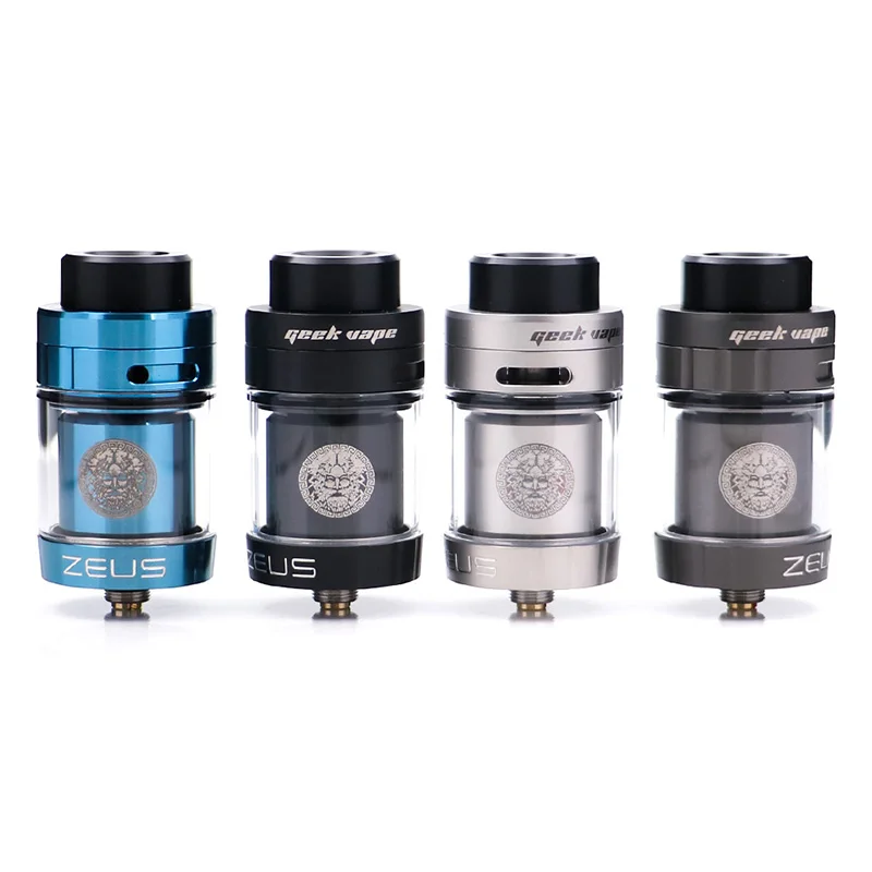 2 шт./лот оригинальный Geekvape Zeus двойной RTA Zeus RTA двойная катушка версии 5,5 мл RTA zeus распылитель герметичная верхняя система воздушного потока