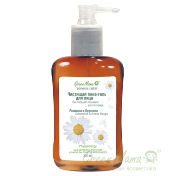 

Green Mama cleaning foam gel for face "Daisy and cowberry" 300 ml