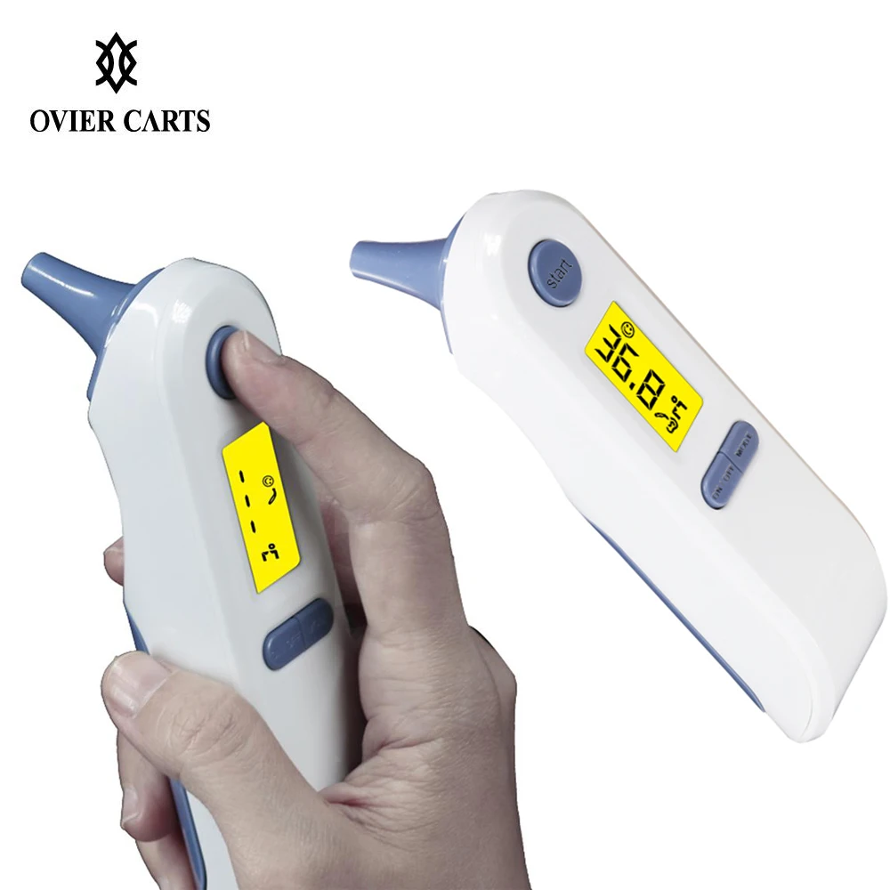 

Digital LCD Forehead & Ear Thermometer Infrared IR Multi-Function Portable Non-contact Temperature Measurement For Baby Adult