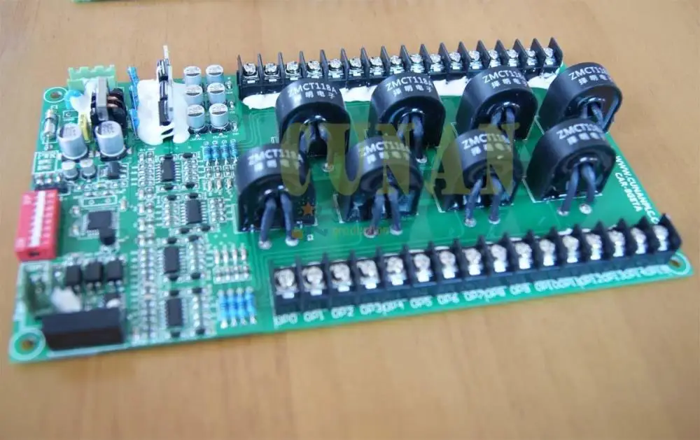 8-канальный модуль сбора переменного тока 50 А 24-битный AD RS485 Modbus RTU с дистанционным