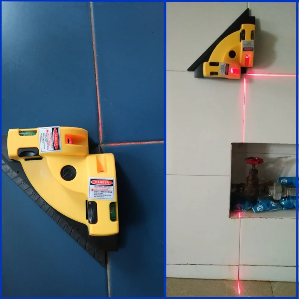 GUTMAX 90 градусов Инфракрасный лазерный уровень палка керамическая плитка прямоугольный инструмент измерительные инструменты лазерный уровень проекция HY03