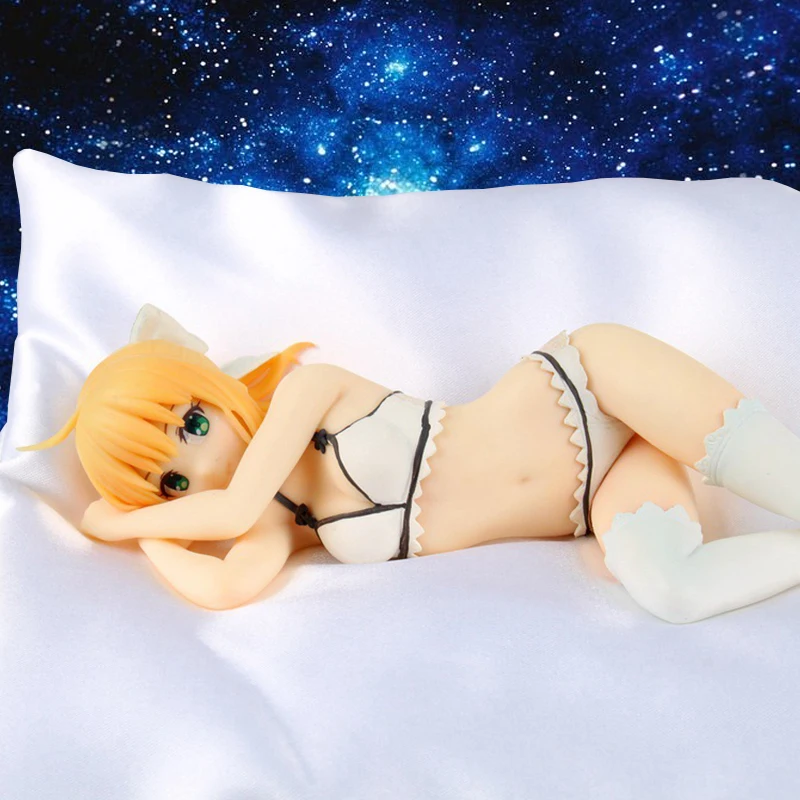 

Japanese anime Action Figure fate stay night White Saber Figure SS0