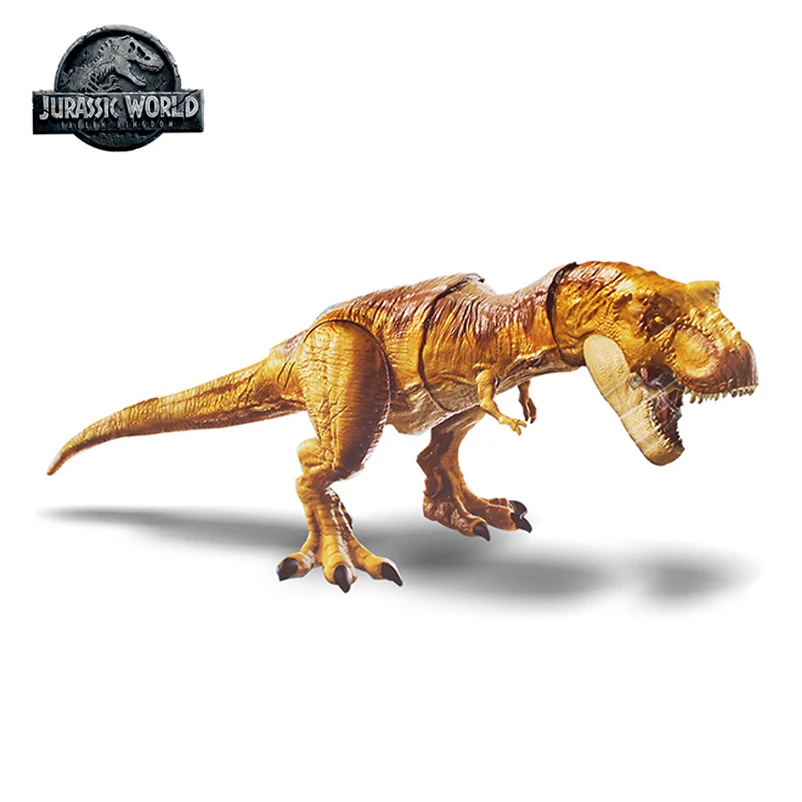 Оригинальный Mattel мир Юрского периода 2 атака Tyrannosaurus Rex моделирование звук