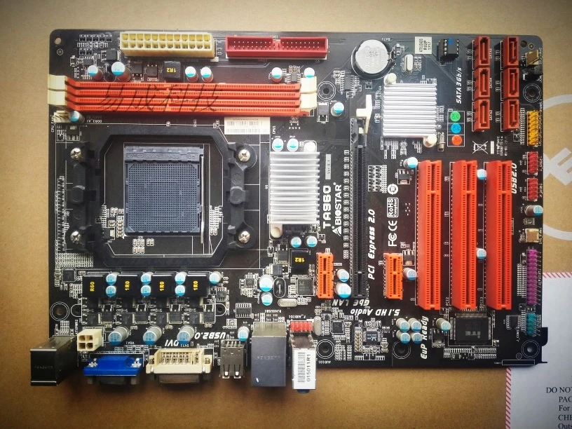Оригинальная материнская плата для Biostar TA960 Socket AM3/AM3 + 125W CPU DDR3 16GB настольная |