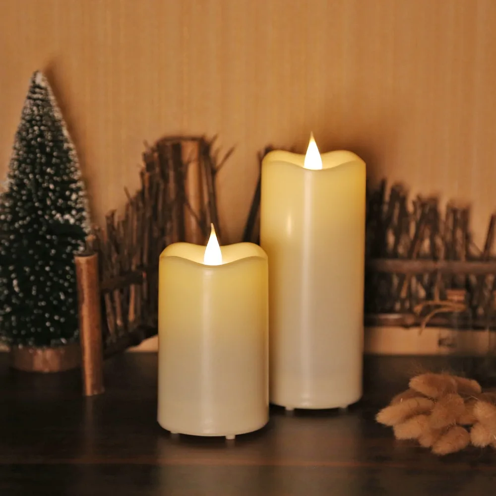 yk13015 led flameless led candle