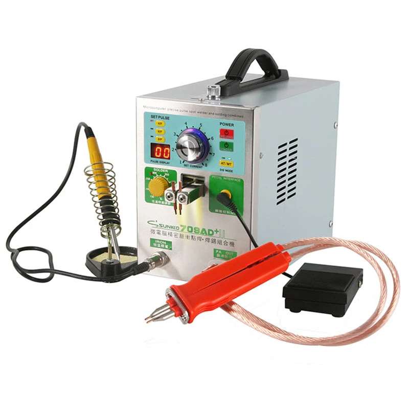 Tools SUNKKO 709AD Spot Welder Machine 3.2KW Automatic Sensing Pulse