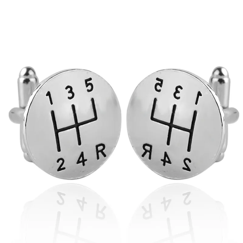 

2PCS High Quality Wild Car Transmission Men&Women Cuff Link French Button Cufflink Of Business Activities Party Jewelry Gifts