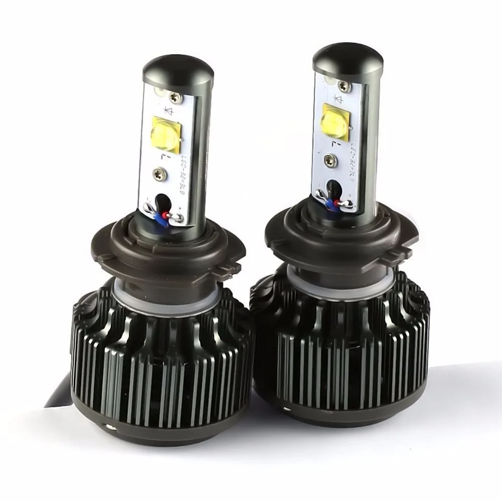 H7 светодиодный Dellɺutomobile 60 Вт 7200LM автомобильный HB3/9005 HB4/9006 H27/880/881 H11 Faro Del Rimontaggio