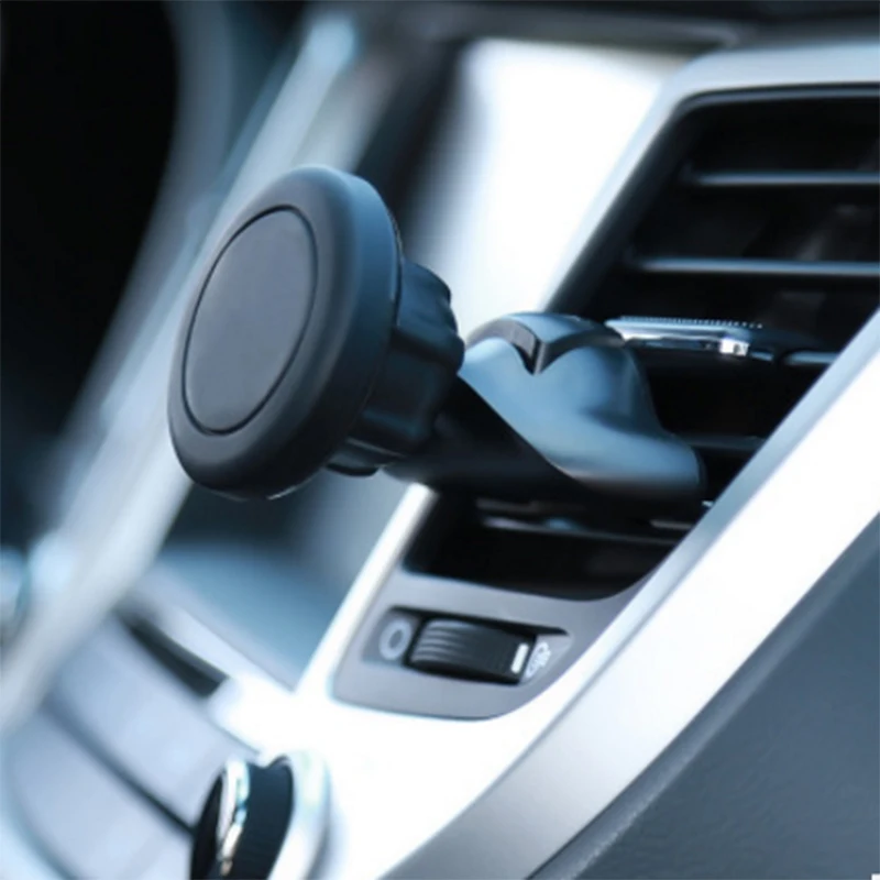 

Universal 360 Degree Magnetic Car Phone Holder Air Vent Mount Support For Iphone X 8 6s GPS Xiaomi Redmi Mobile Stand