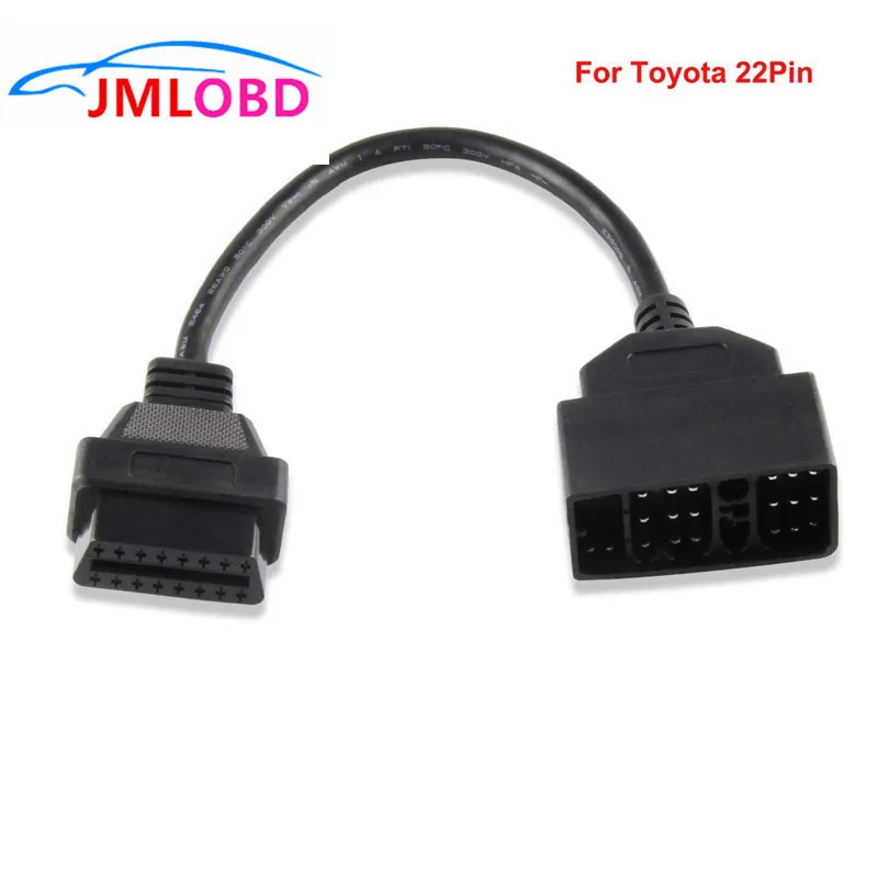 

Top OBD2 Cable Adapter for T-yota 22Pin to 16Pin OBD OBD2 Diagnostic Connector 22 Pin to 16 Pin For ToY-0ta 22PIN ODBII Cable