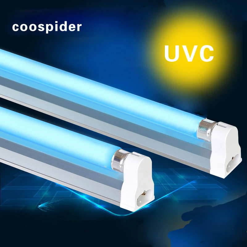 15W Quartz UV Germicidal CFL Lamp Kit Kill mites Antivirus Deodorant UVC Ozone Free Disinfection 110v -240v