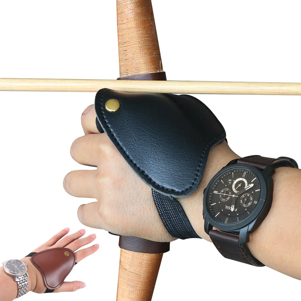 Mini Left Hand Guard Finger Protector Safety Archery Shooting Hunting