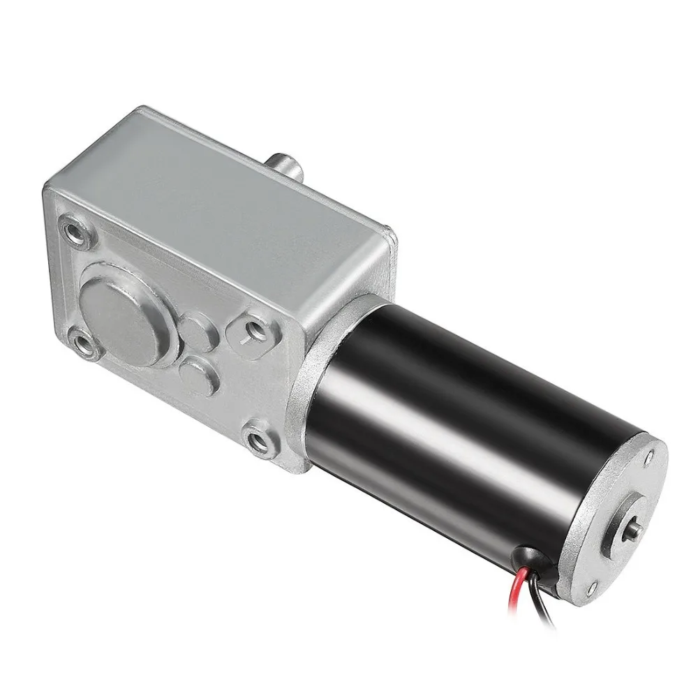 

UXCELL DC 12V 110RPM Worm Gear Motor 8kg-cm Reversible High Torque Speed Reduce Turbine Electric Gearbox Motor 8mm Shaft Motor