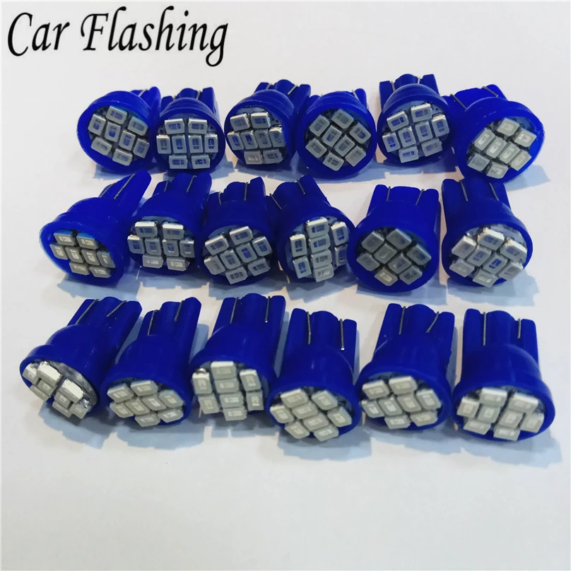 Автомобильная проблесковая 100 шт. продвижение светодиодный T10 8 smd 1206 s 8SMD