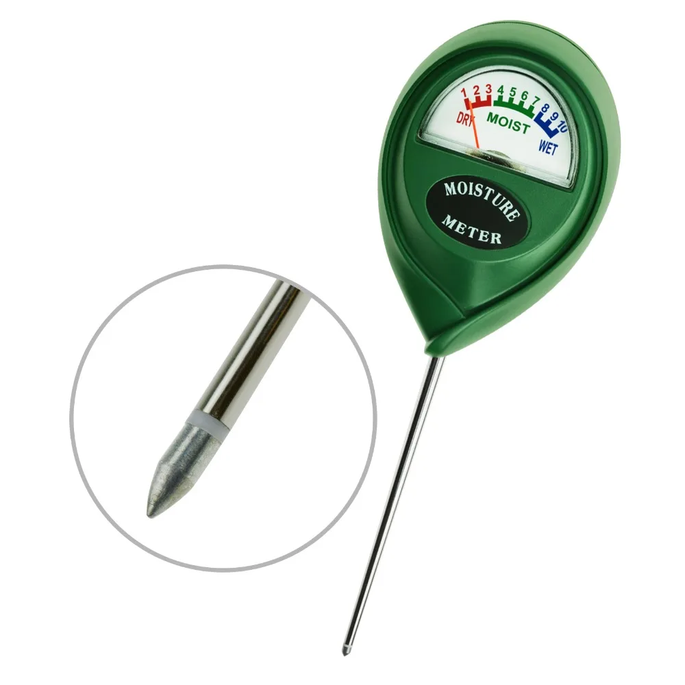 Soil Moisture Meter Tester Probe Sensor (Green) Watering Quality