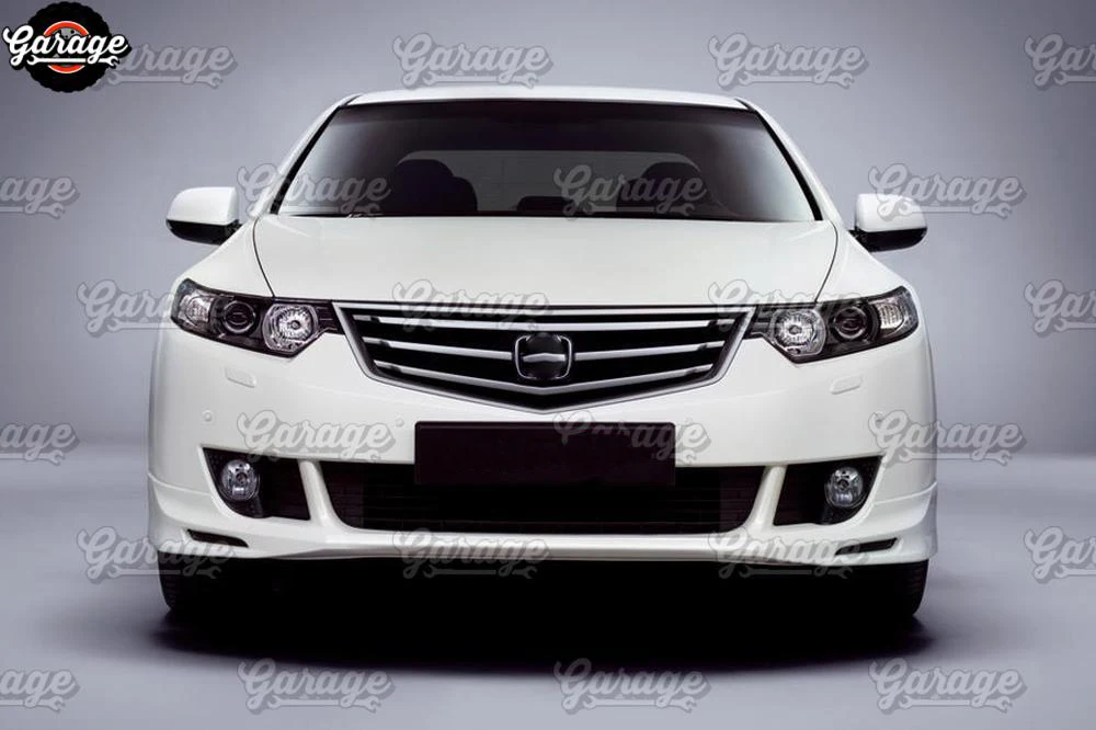 Стильный чехол-бампер для Honda Accord 8 2008-2011 передняя юбка АБС-пластик Комплект кузова Аксессуары Тюнинг автомобиля Стайлинг