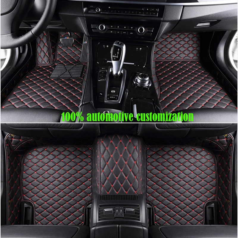 custom made Car floor mats for Mitsubishi All Models ASX Lancer SPORT EX Zinger FORTIS Outlander Grandi Auto accessories auto