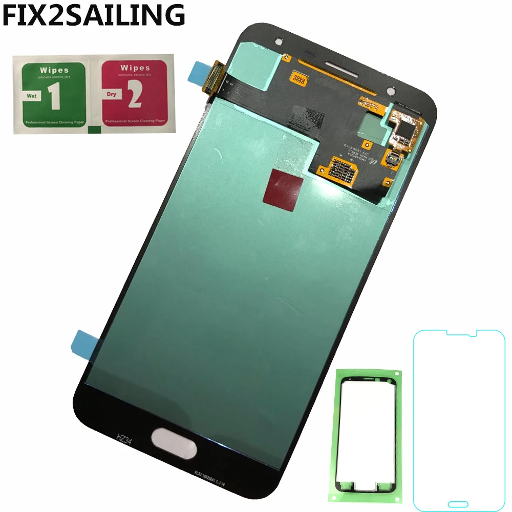

Super AMOLED LCD Display 100% Tested Working Touch Screen Assembly Replacement For Samsung Galaxy J7 Duo 2018 J720
