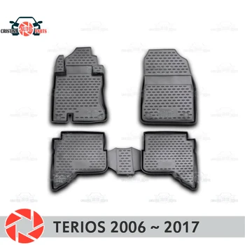 

Floor mats for Daihatsu Terios 2006~2017 rugs non slip polyurethane dirt protection interior car styling accessories