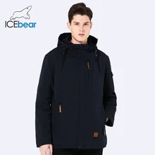 ICEbear 2018 Autumn Men s Solid Color Autumn Short Casual Thin Lapel Regular Sleeve Casual Fashion