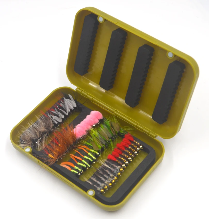 MNFT Fly Fishing Flies gold Trout Flies fly fishing insects Mixed Artificial Bait Variety of Fake Lure 5640Pcs Set Box (13)